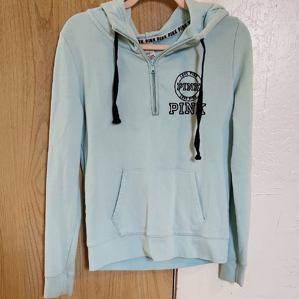 Victoria's Secret PINK Soft Blue Zip-Up